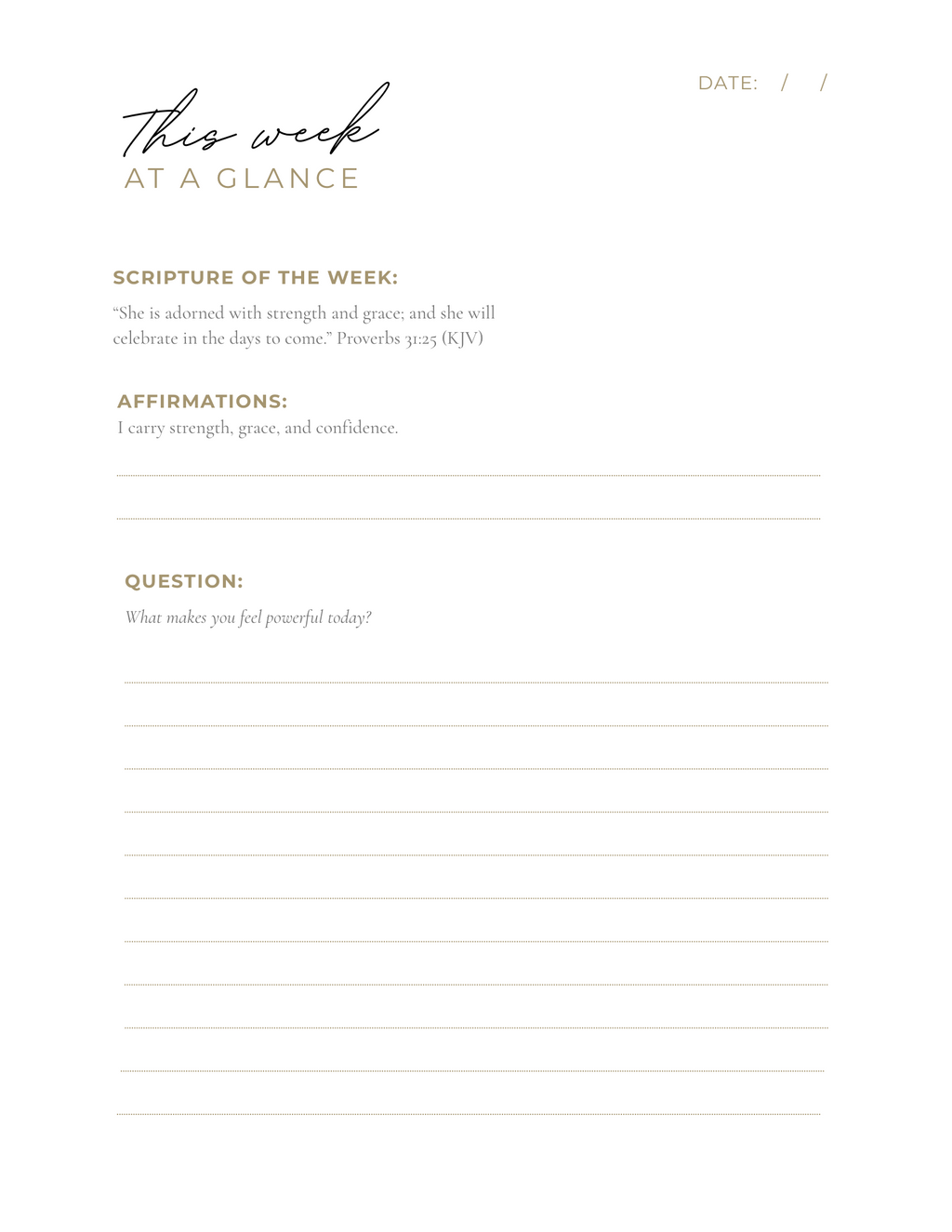 Her Glow Bible: A Soft Life & Spiritual Journal