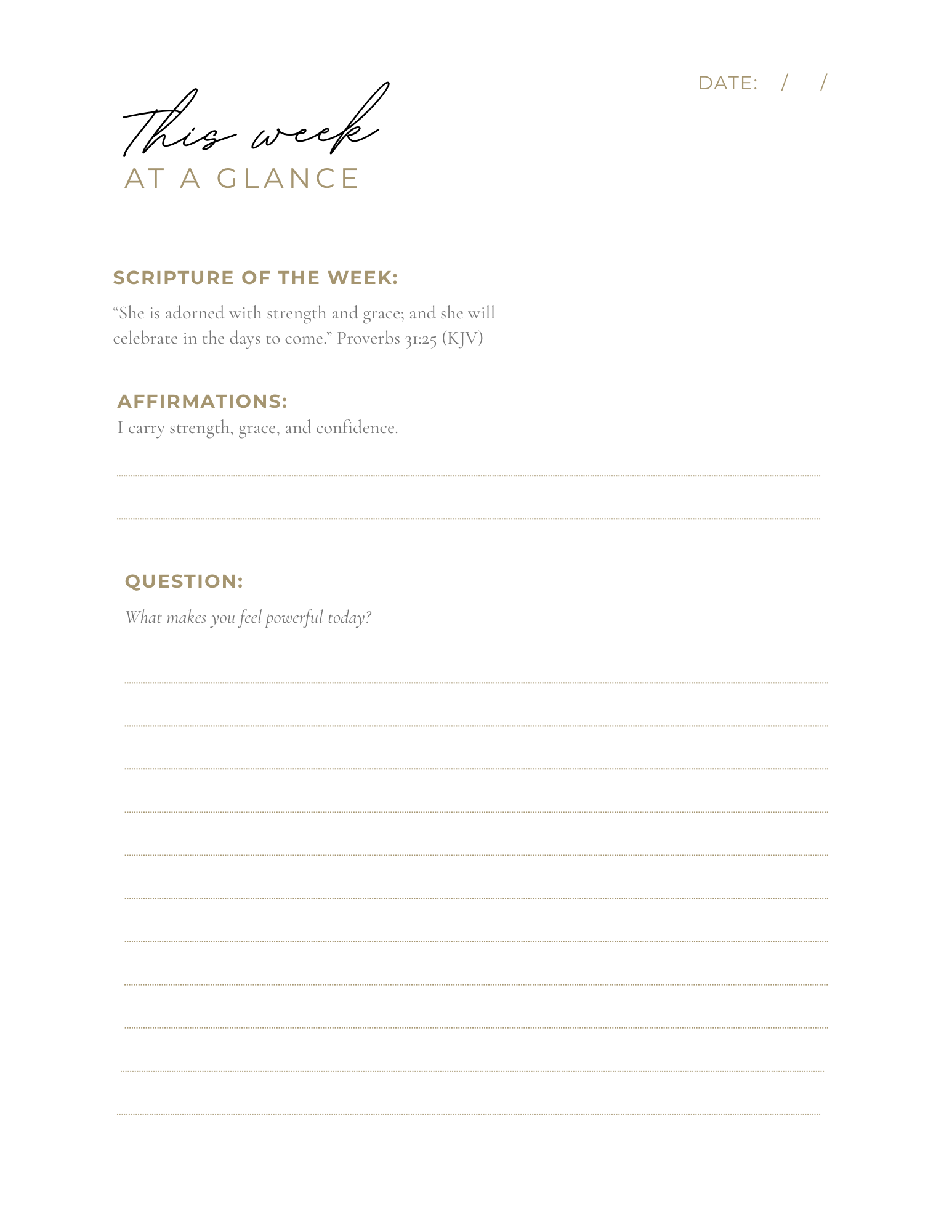 Her Glow Bible: A Soft Life & Spiritual Journal